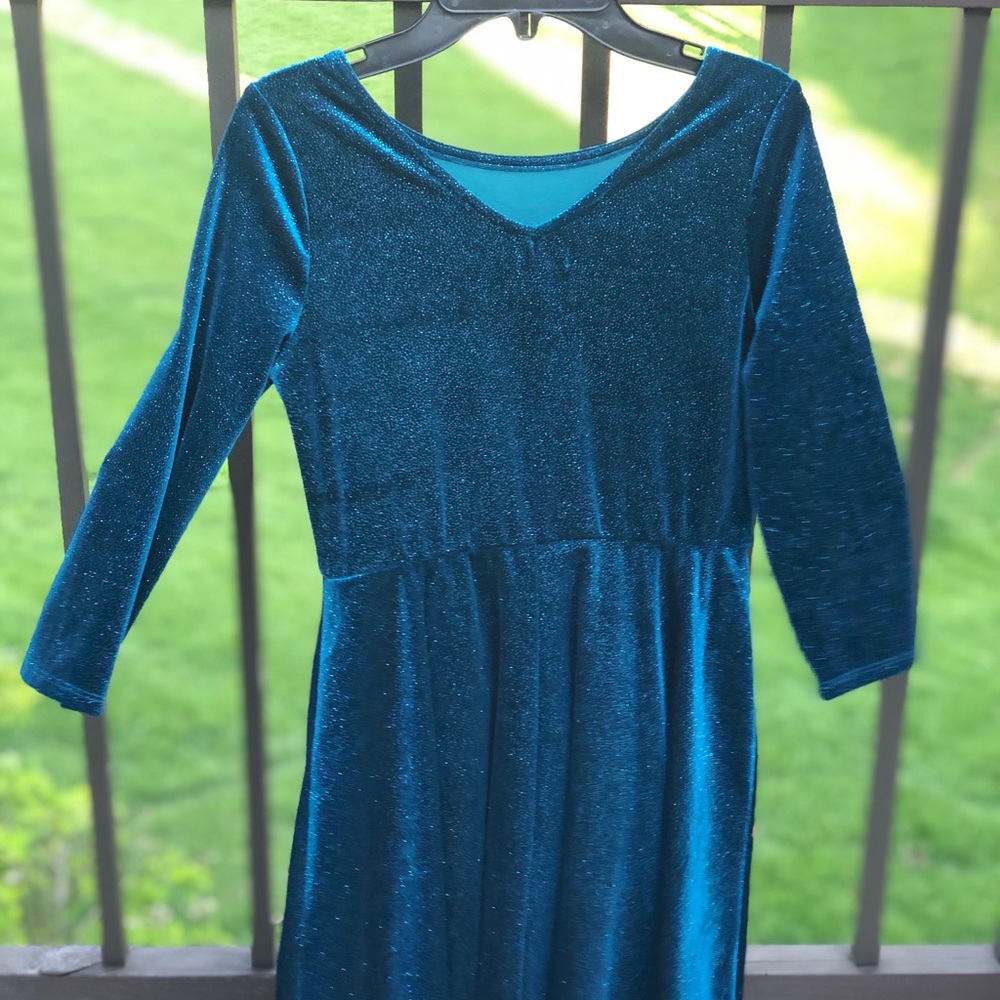 Sparkly long sleeve dress and worn only once